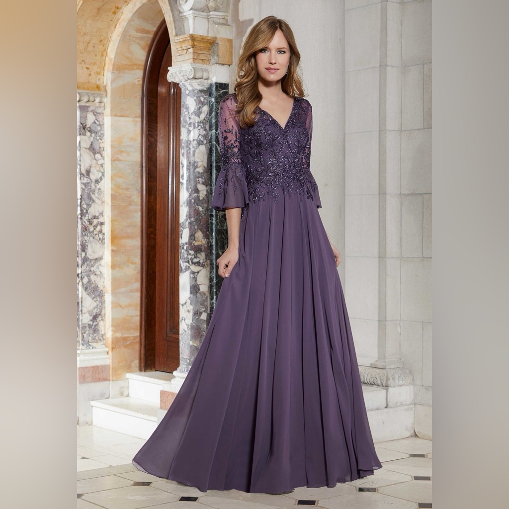 Taking Offers Nwt Mgny Elegant Purple Evening Gown Sz: 14